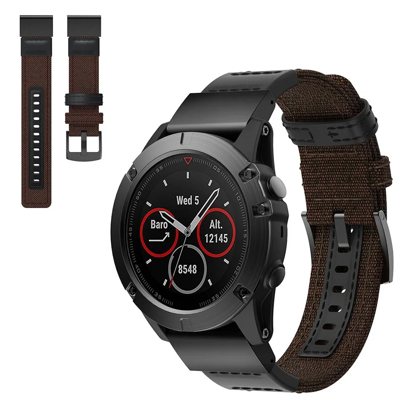 Supersauber Universell Garmin Textil / Nylon armband