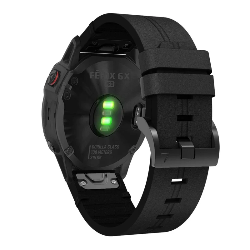 Mega zuverlässig Garmin Fenix 6X Echtes Leder armband