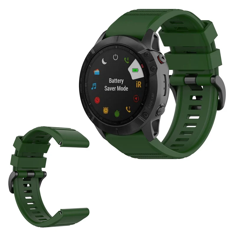 Absolut modisch Garmin Fenix 6X Silikon / TPU armband