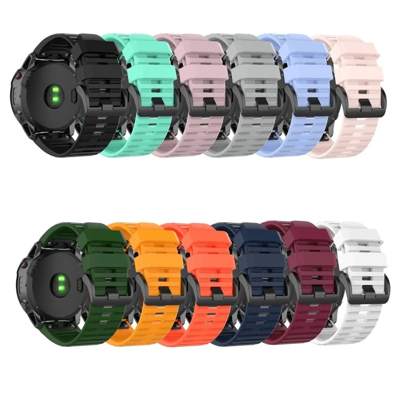 Absolut modisch Garmin Fenix 6X Silikon / TPU armband