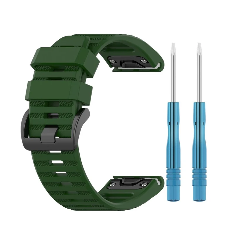 Absolut modisch Garmin Fenix 6X Silikon / TPU armband