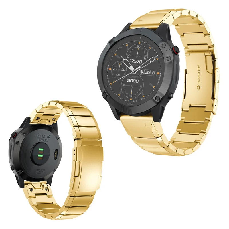 Mega stylisch Garmin Fenix 6X Metall armband