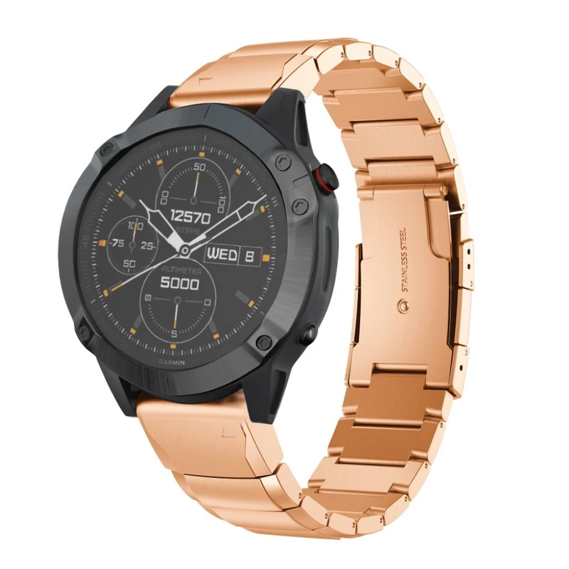 Mega stylisch Garmin Fenix 6X Metall armband