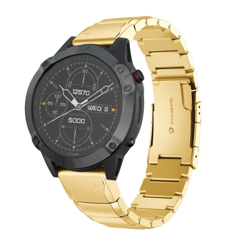 Mega stylisch Garmin Fenix 6X Metall armband