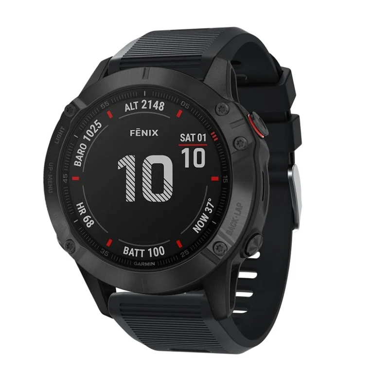 Stilvoll Garmin Fenix 6X Silikon / TPU armband