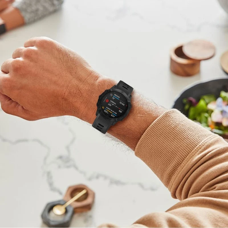 Stilvoll Garmin Fenix 6X Silikon / TPU armband
