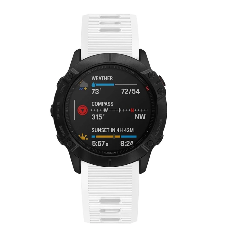 Stilvoll Garmin Fenix 6X Silikon / TPU armband