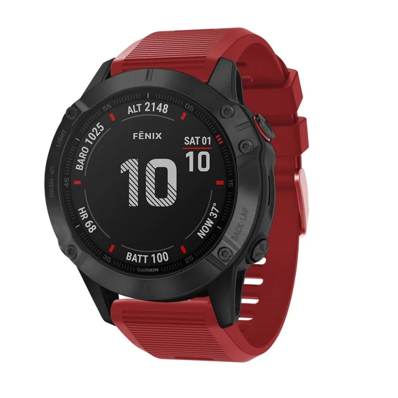 Stilvoll Garmin Fenix 6X Silikon / TPU armband
