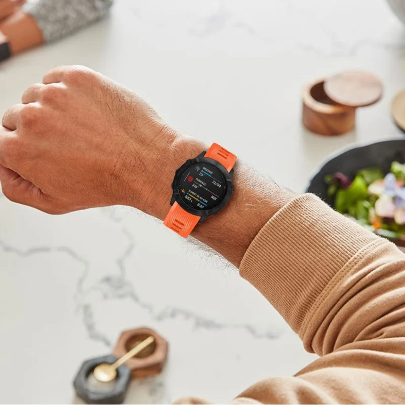 Stilvoll Garmin Fenix 6X Silikon / TPU armband