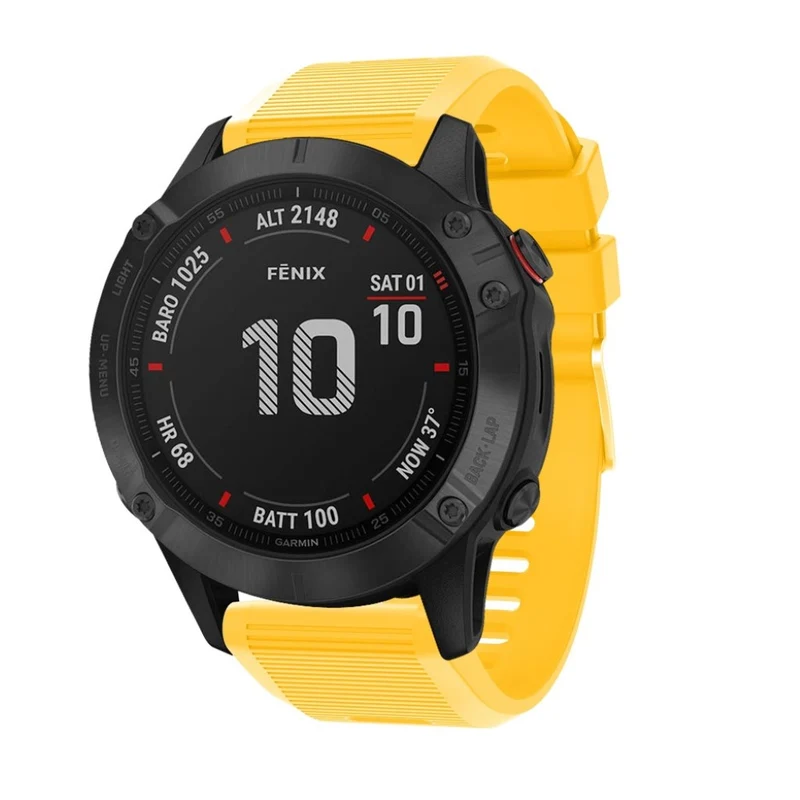 Stilvoll Garmin Fenix 6X Silikon / TPU armband