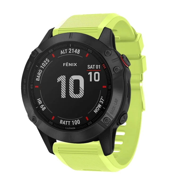 Stilvoll Garmin Fenix 6X Silikon / TPU armband