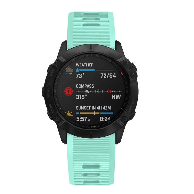 Stilvoll Garmin Fenix 6X Silikon / TPU armband