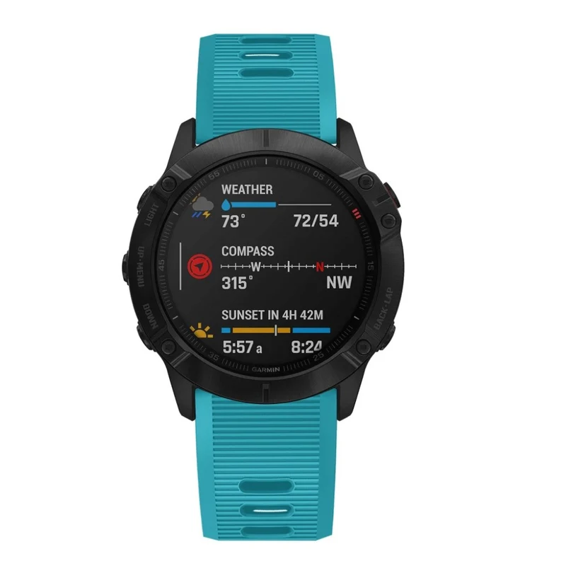 Stilvoll Garmin Fenix 6X Silikon / TPU armband