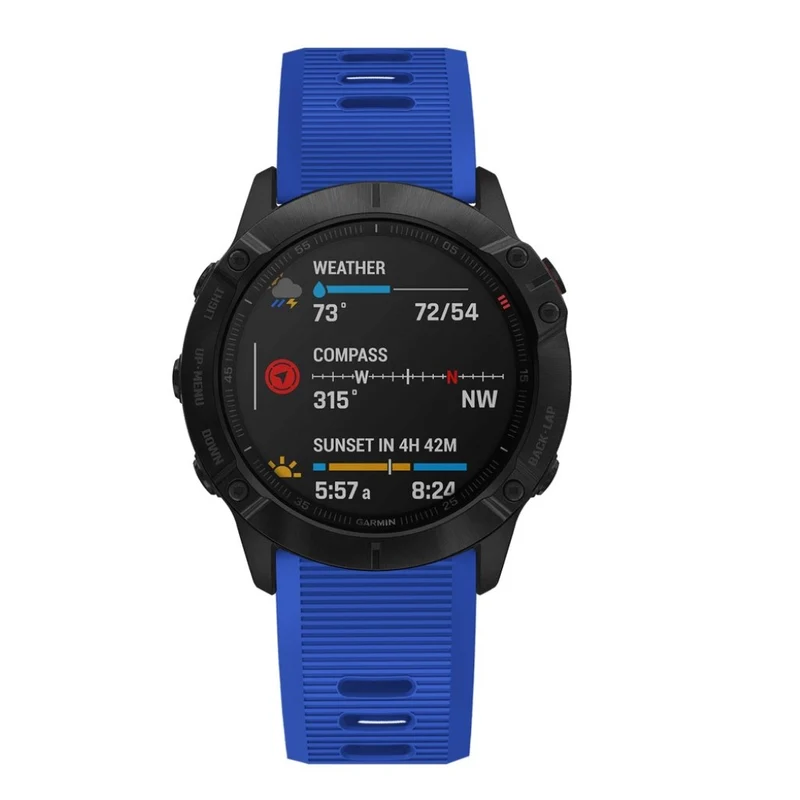 Stilvoll Garmin Fenix 6X Silikon / TPU armband