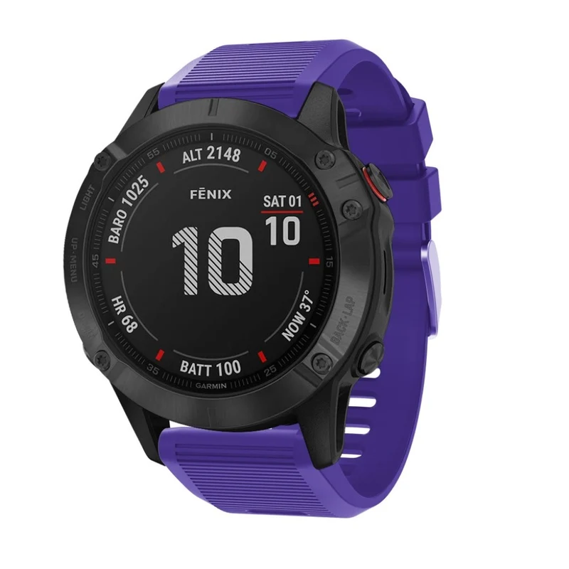 Stilvoll Garmin Fenix 6X Silikon / TPU armband