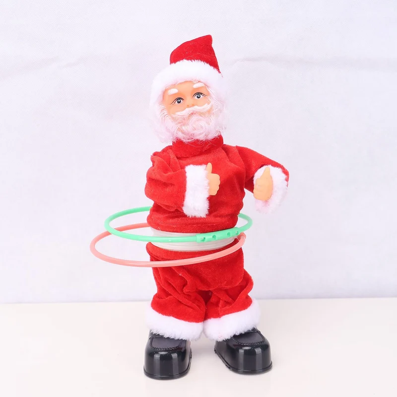 Dekorative Weihnachtsmannfigur mit Süßigkeit