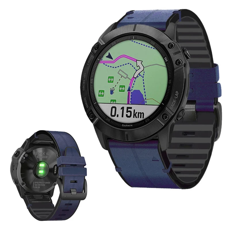Süß Universell Garmin Kunstleder und Silikon / TPU armband