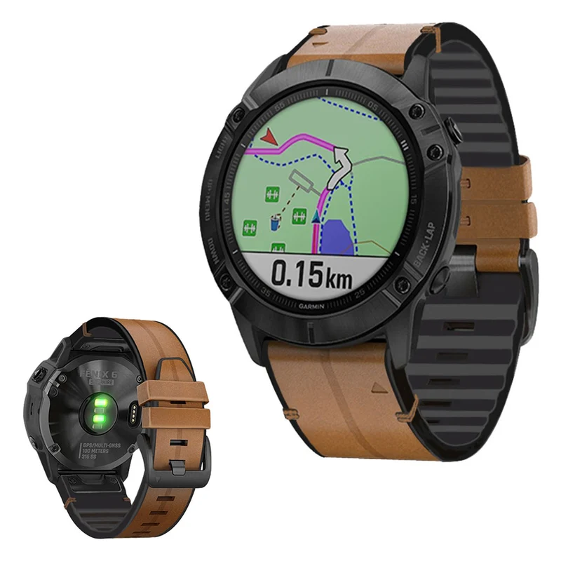 Süß Universell Garmin Kunstleder und Silikon / TPU armband