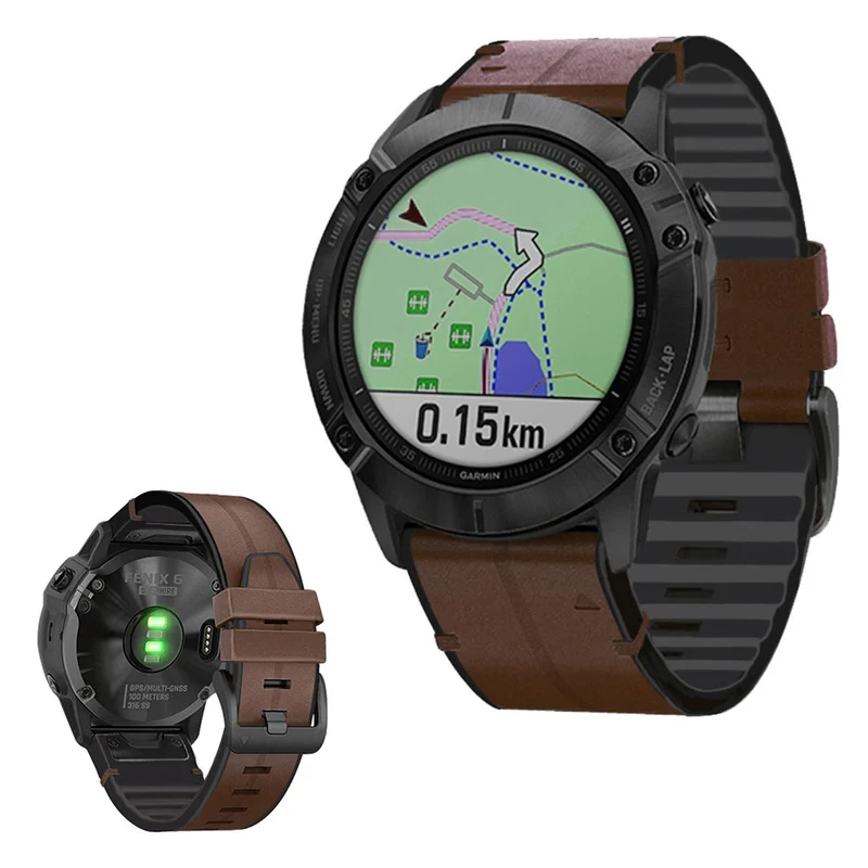 Süß Universell Garmin Kunstleder und Silikon / TPU armband