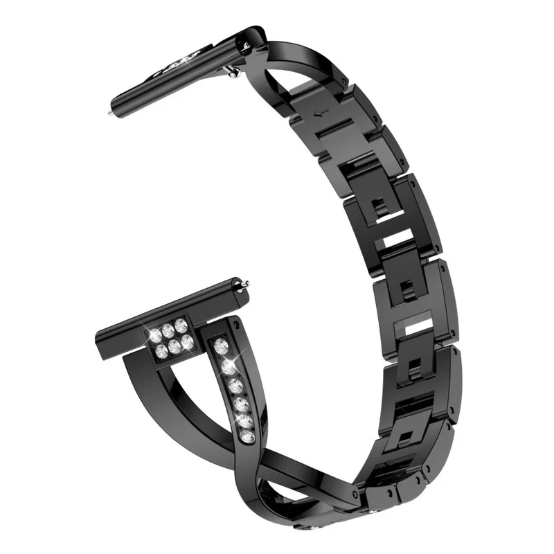 Megastark Garmin Forerunner 245 Metall und Strass armband