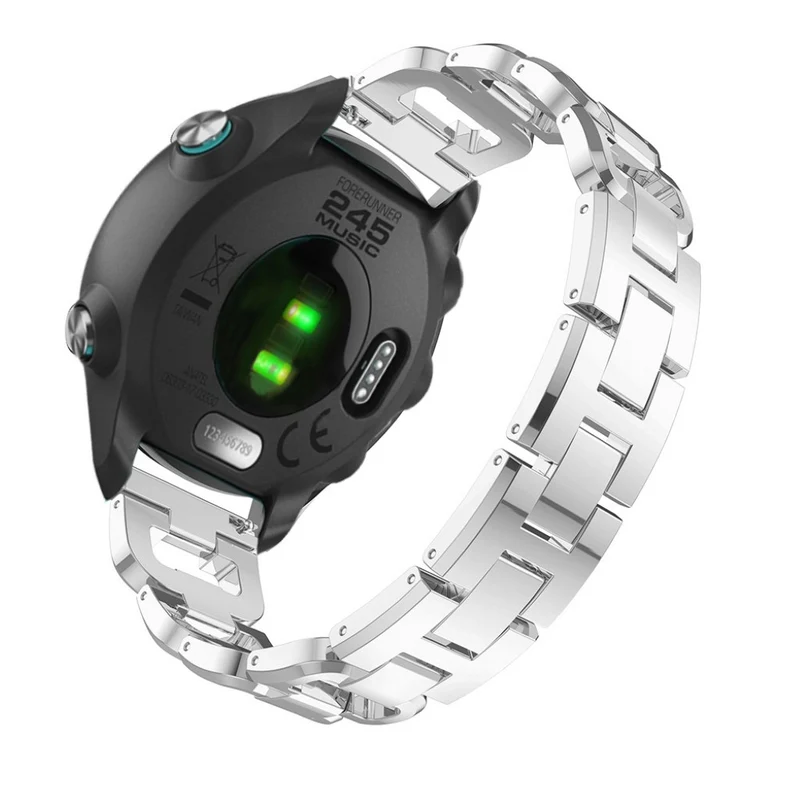 Großartig Garmin Forerunner 245 Metall und Strass armband