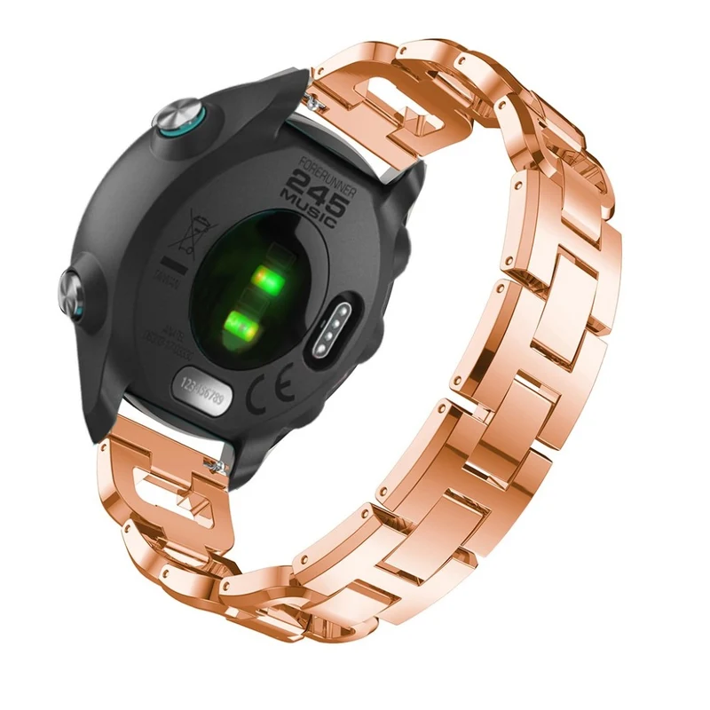 Großartig Garmin Forerunner 245 Metall und Strass armband
