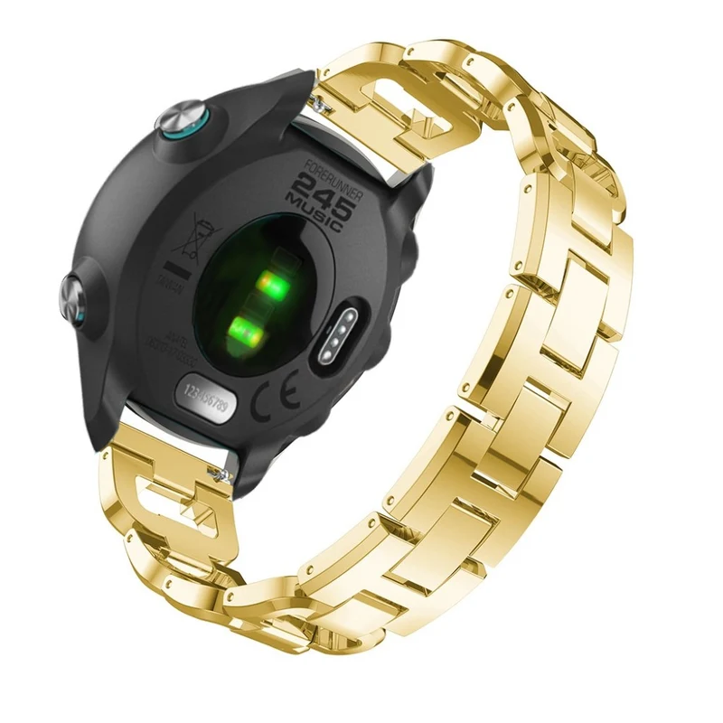 Großartig Garmin Forerunner 245 Metall und Strass armband