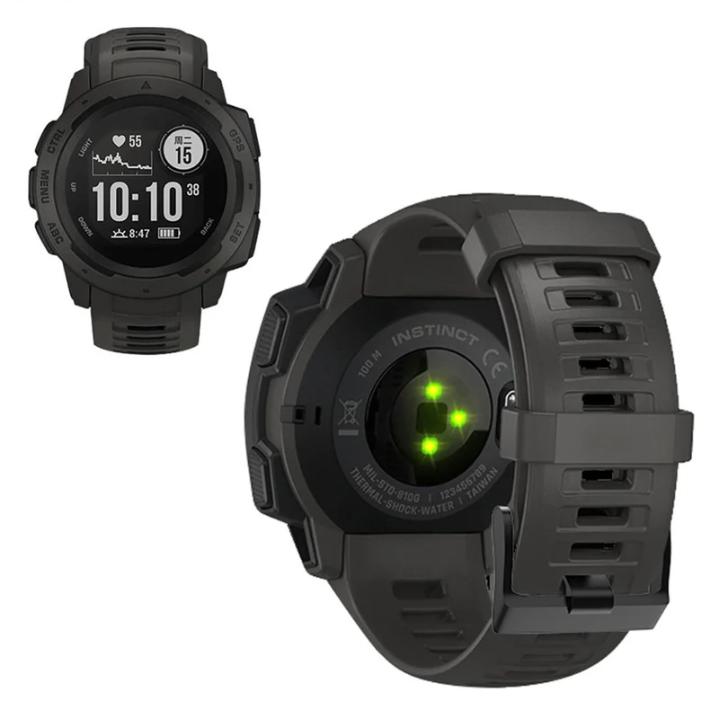 Elegant Garmin Instinct Silikon / TPU armband