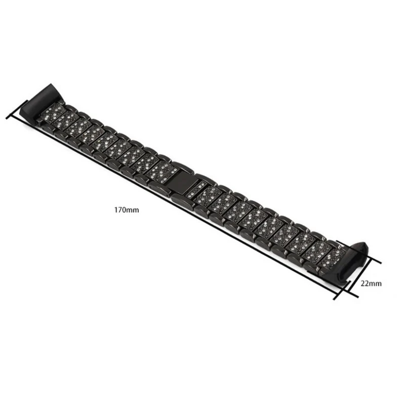 Fitbit Charge 4 / Fitbit Charge 3 Metall und Strass armband