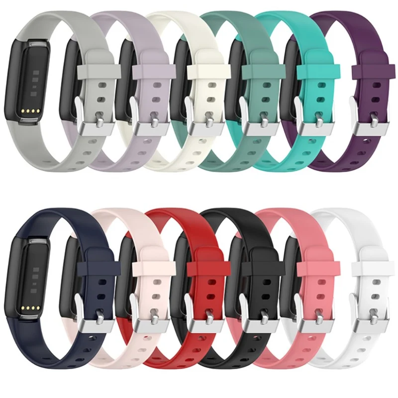 Megastark Fitbit Luxe Silikon / TPU armband - Größe: L