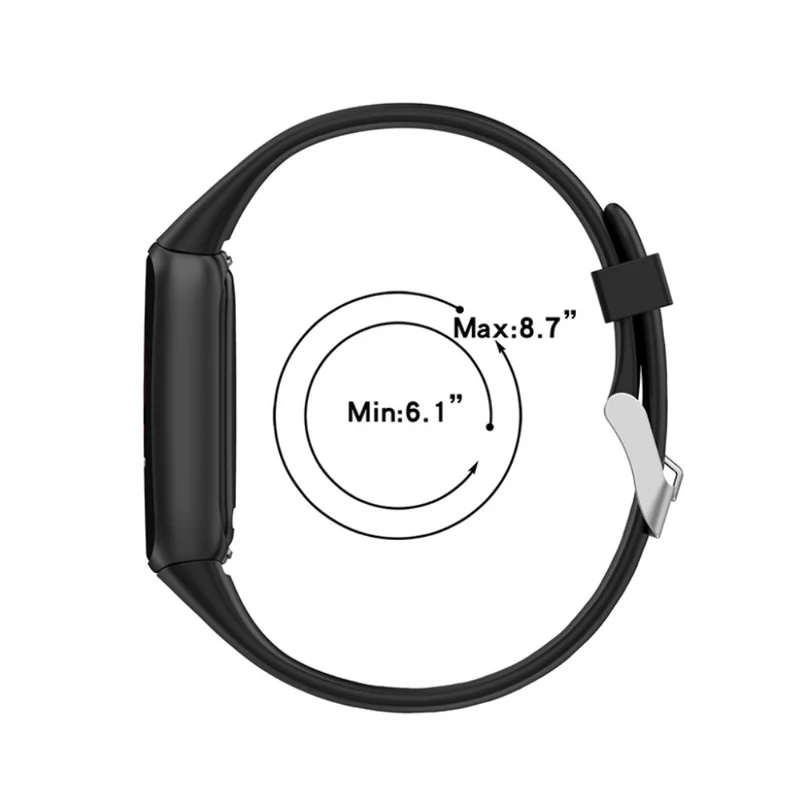 Megastark Fitbit Luxe Silikon / TPU armband - Größe: L