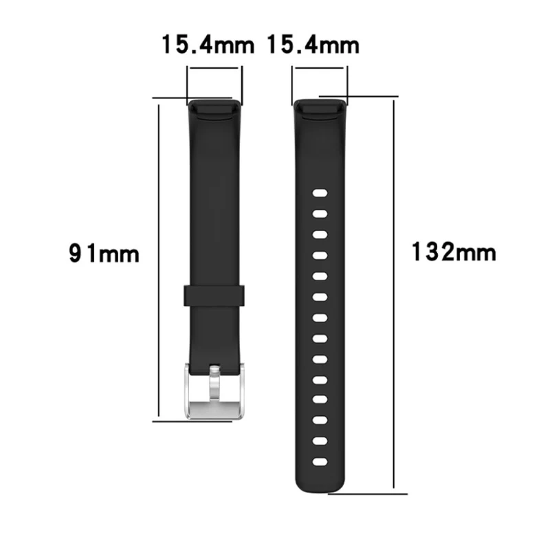 Megastark Fitbit Luxe Silikon / TPU armband - Größe: L