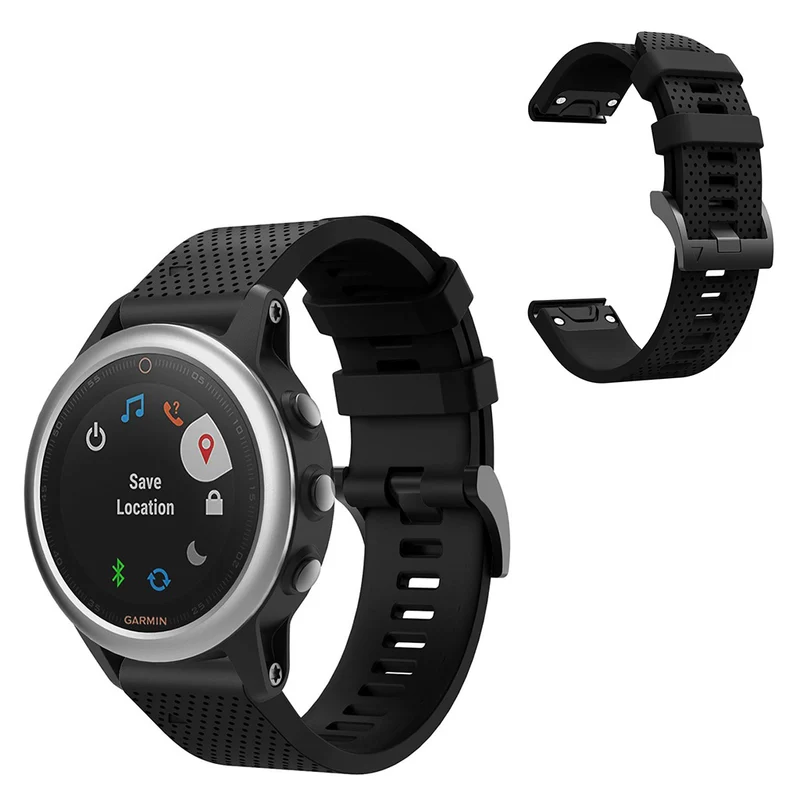 Bemerkenswert robust Garmin Fenix 5S Silikon / TPU armband