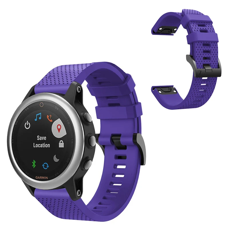 Bemerkenswert robust Garmin Fenix 5S Silikon / TPU armband