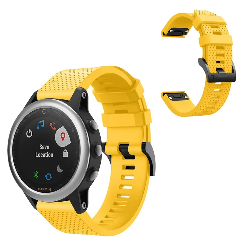 Bemerkenswert robust Garmin Fenix 5S Silikon / TPU armband