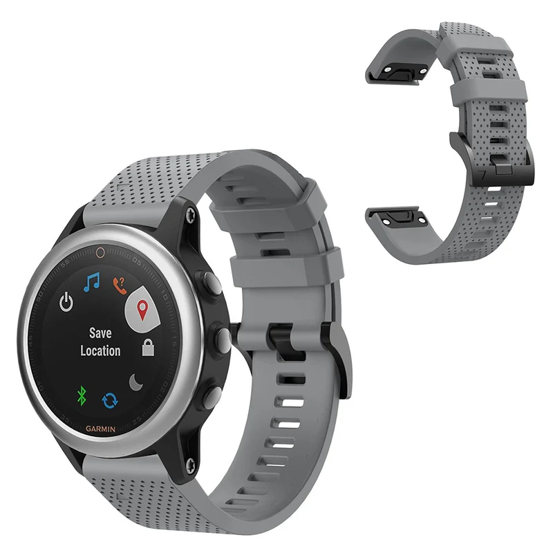 Bemerkenswert robust Garmin Fenix 5S Silikon / TPU armband
