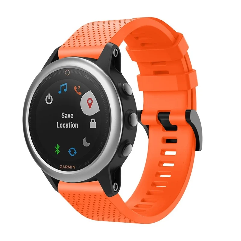 Bemerkenswert robust Garmin Fenix 5S Silikon / TPU armband