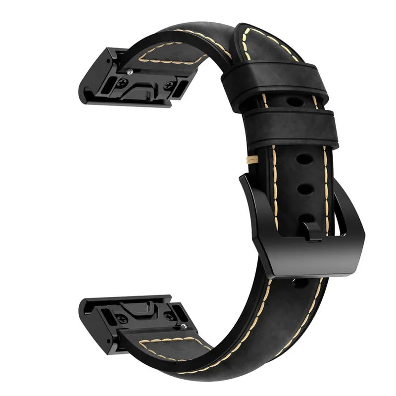 Absolut niedlich Garmin Fenix 5S Echtes Leder armband