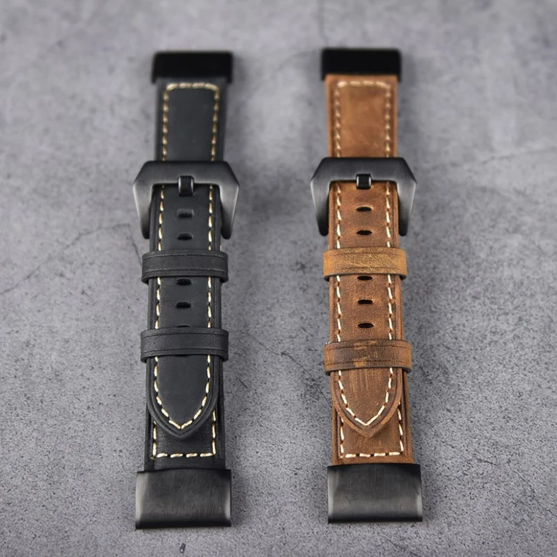 Absolut niedlich Garmin Fenix 5S Echtes Leder armband
