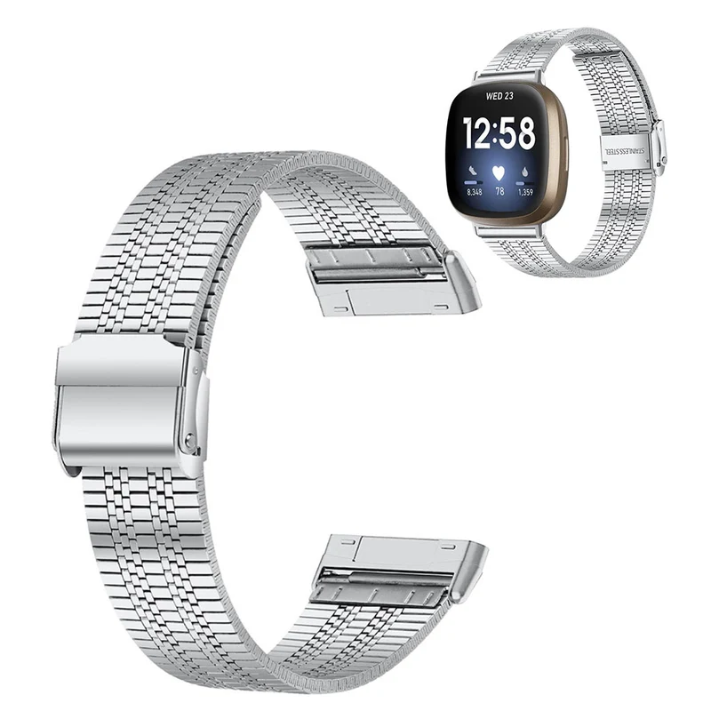 Sehr stilvoll Fitbit Versa 3 Metall armband