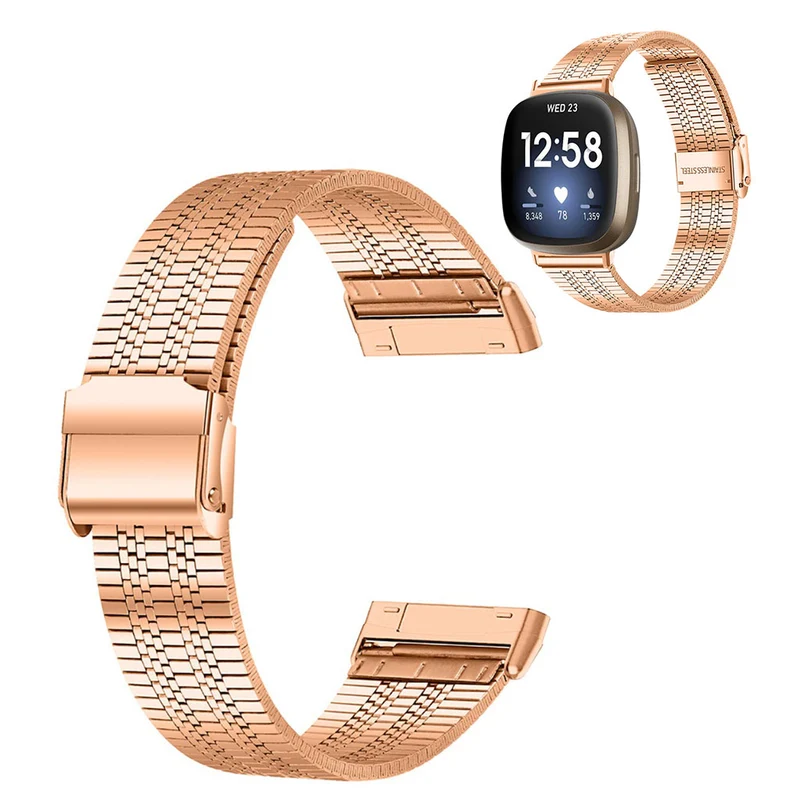 Sehr stilvoll Fitbit Versa 3 Metall armband