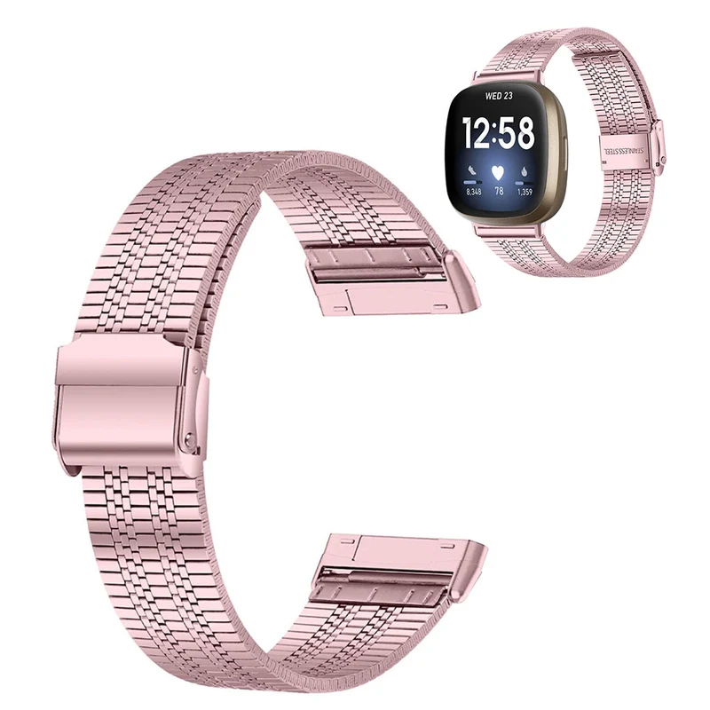 Sehr stilvoll Fitbit Versa 3 Metall armband