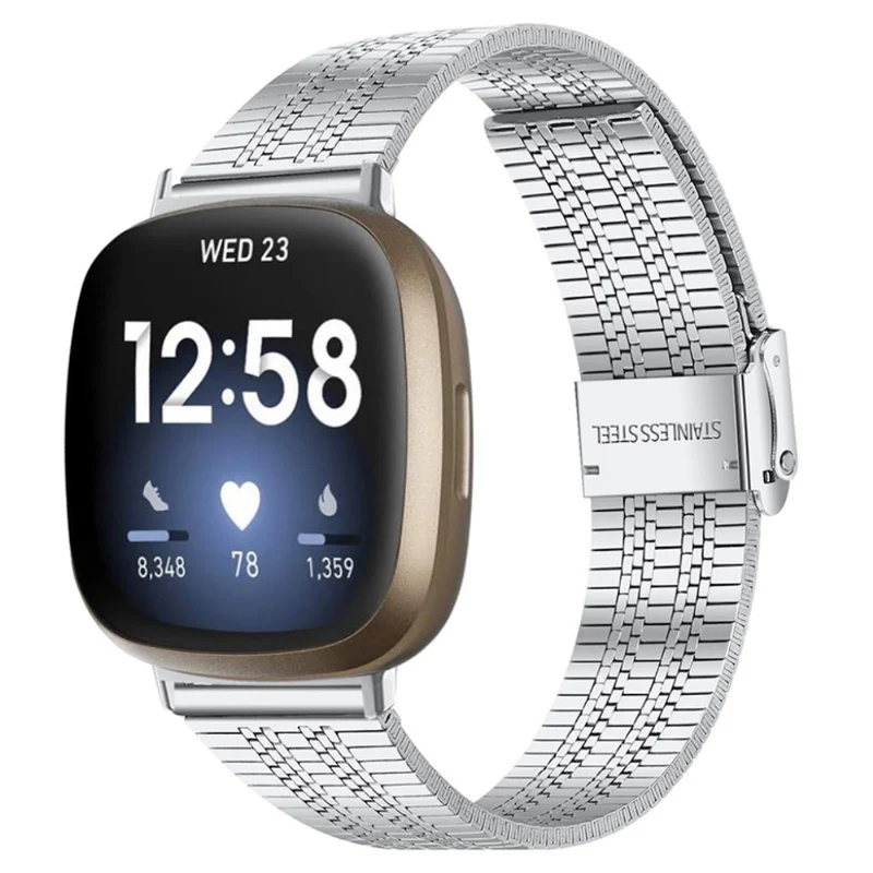 Sehr stilvoll Fitbit Versa 3 Metall armband