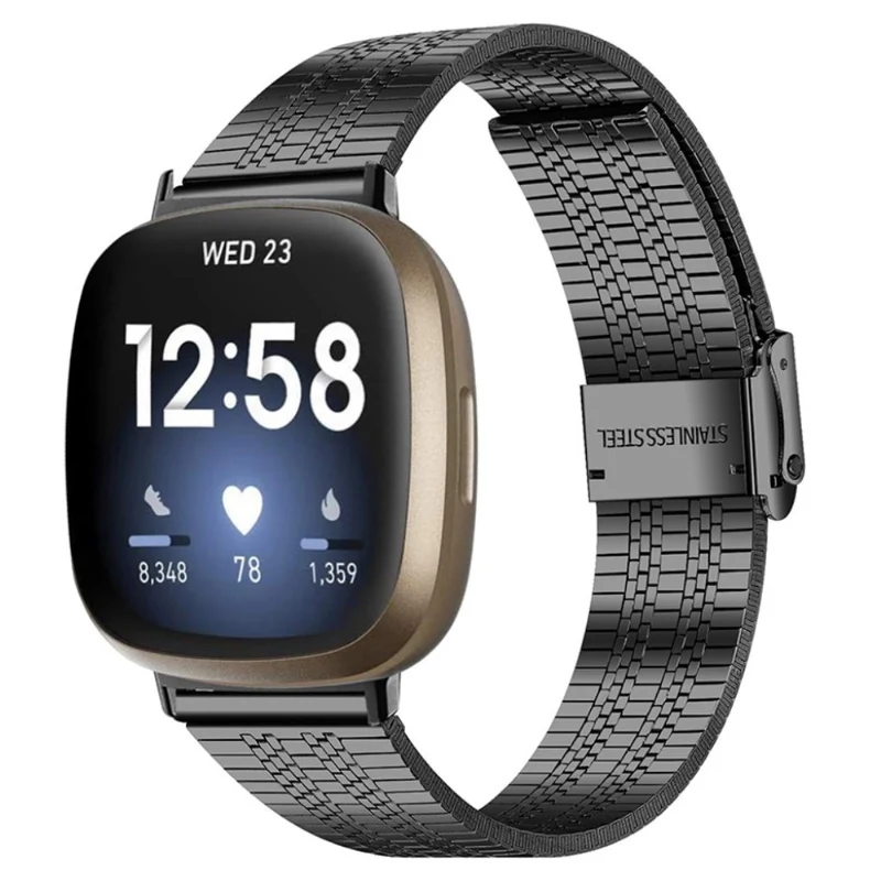 Sehr stilvoll Fitbit Versa 3 Metall armband