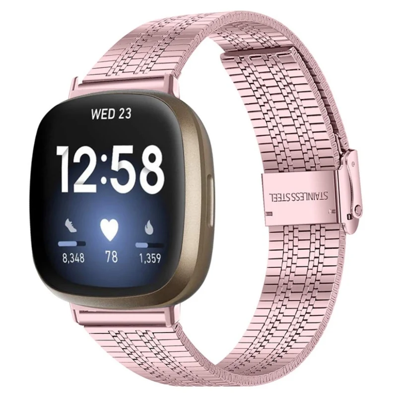 Sehr stilvoll Fitbit Versa 3 Metall armband