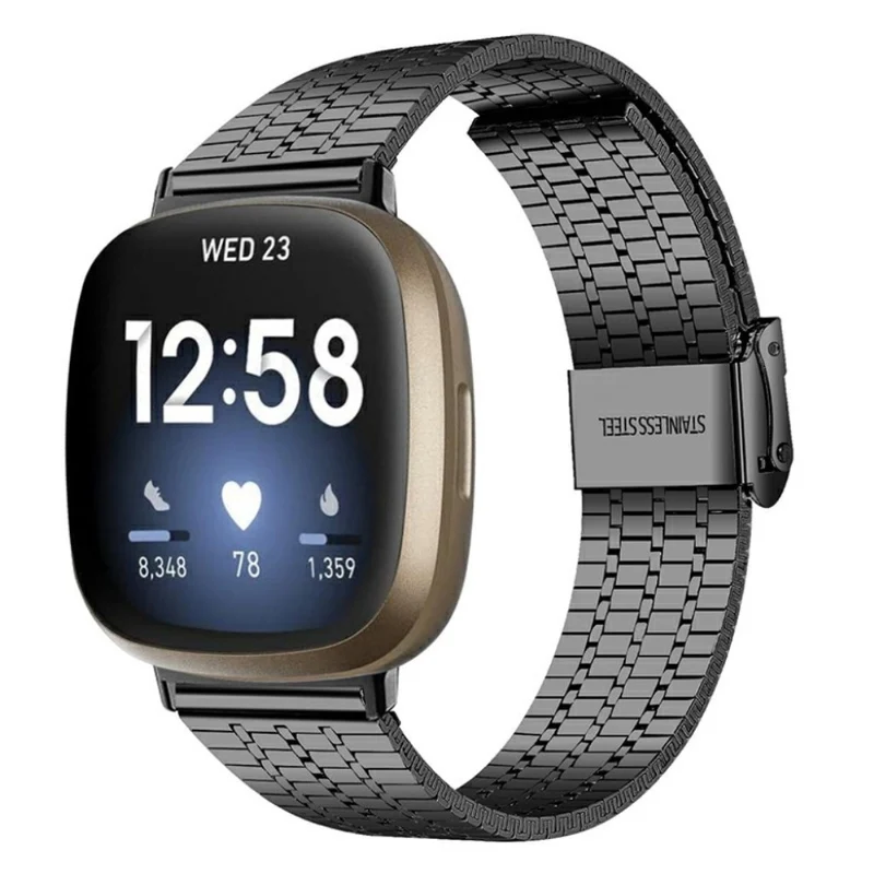 Super cool Fitbit Versa 3 Metall armband