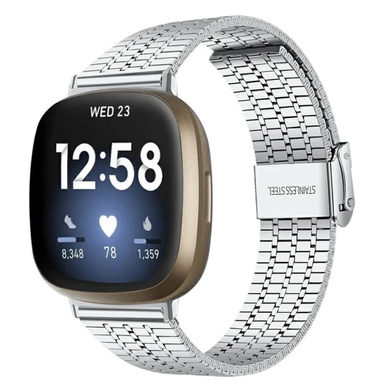 Super cool Fitbit Versa 3 Metall armband