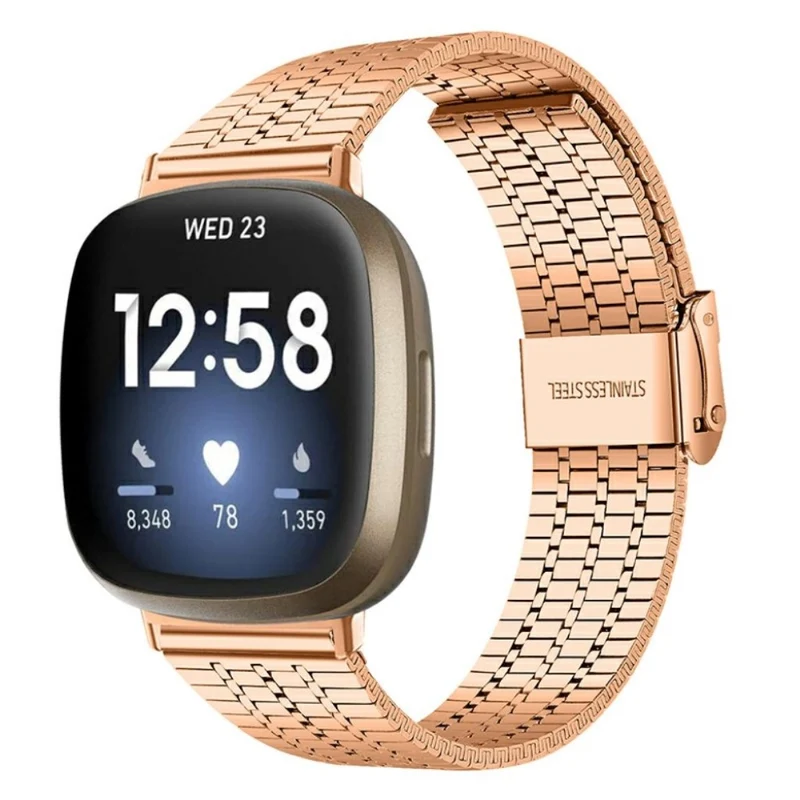 Super cool Fitbit Versa 3 Metall armband