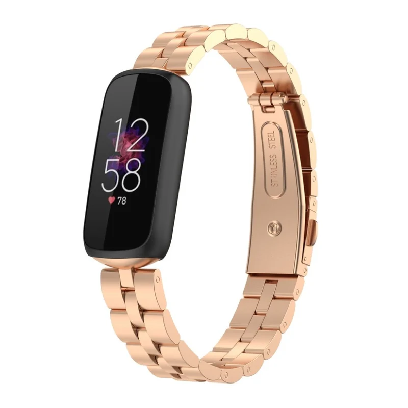 Auffallend stilvoll Fitbit Luxe Metall armband