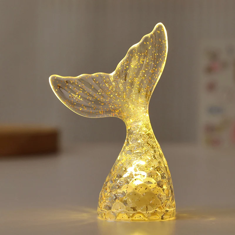 Dekorative Meerjungfrau Tischlampe